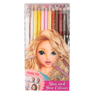 Набір кольорових олівців TOP Model Кольори для обличчя і волосся (45678)
