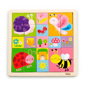 Дерев'яний пазл Viga Toys Комахи, 25 ел. (50150)