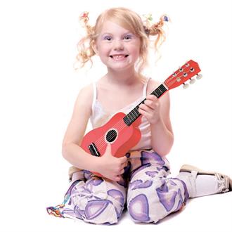 Игрушечная гитара Viga Toys красный (50691)