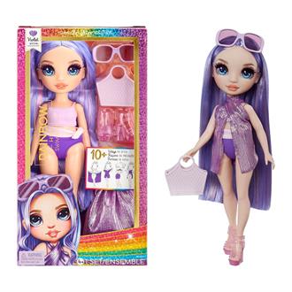 Лялька Rainbow High Swim & Style Віолетта 28 см з аксесуарами (507314)