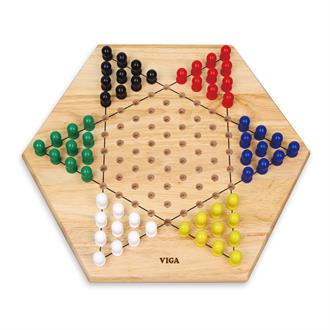 Дерев'яна настільна гра Viga Toys Китайські шашки (56143)