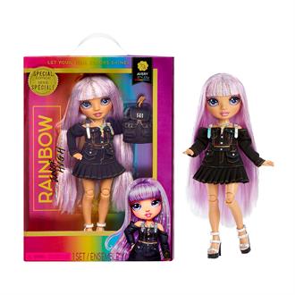 Лялька Rainbow High Junior High Ейвері Стайлз 23 см з аксесуарами (590798)