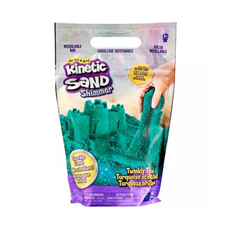 Пісок для дитячої творчості Kinetic Sand Бірюзовий блиск 907 г (71489T)
