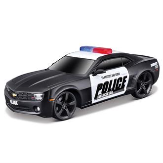 Автомодель поліцейська Maisto Chevrolet Camaro SS RS Police зі світлом та звуками (81236 black)