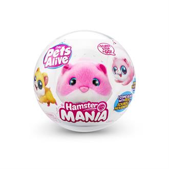 Интерактивная игрушка Pets & Robo Alive Веселый хомячок розовый (9543-2)