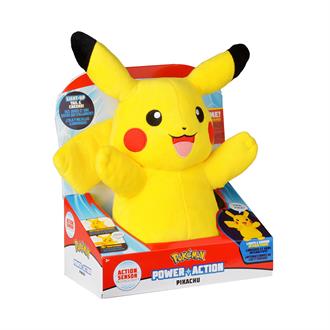 М'яка інтерактивна іграшка Pokemon Пікачу зі світлом та звуком 25 см (97834)