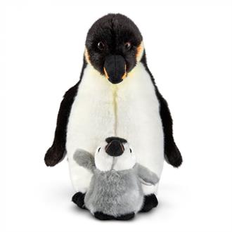 М'яка іграшка Keycraft Пінгвін з дитинчам 26 см (AN392)