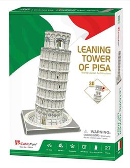 3D пазл CubicFun Пизанская башня (C241h)