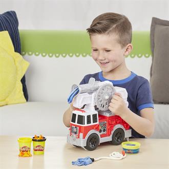 Набір з пластиліном Hasbro Play-Doh Пожежна машина, 280 г (E6103EU4)