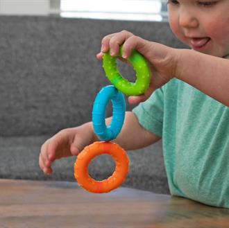 Іграшка тактильна Магнітні кільця Fat Brain Toys SillyRings 3 штуки  (FA269-1)