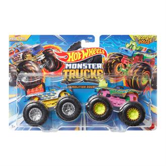 Набір машинок-позашляховиків Hot Wheels Monster Trucks Haul Y All vs Rodger Dodger (FYJ64-HWN60)