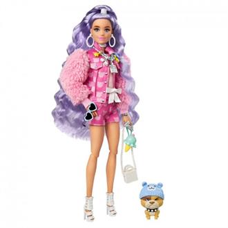 Лялька Barbie Extra з бузковим волоссям 29 см (GXF08)