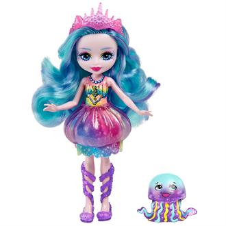 Лялька Enchantimals Медуза Желанні 15 см з улюбленцем (HFF34)