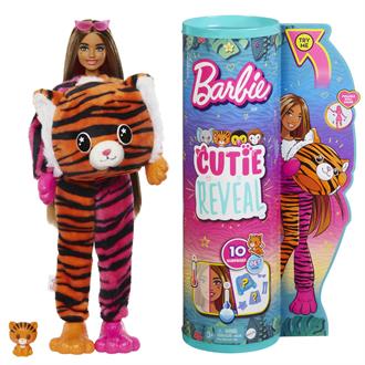 Кукла Barbie Cutie Reveal Друзья из джунглей Тигрёнок (HKP99)