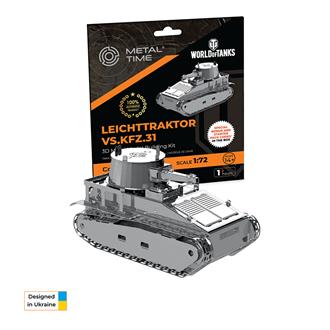 Коллекционная модель-конструктор Metal Time World of Tanks танк Leichttraktor Vs.Kfz.31 (MT063)