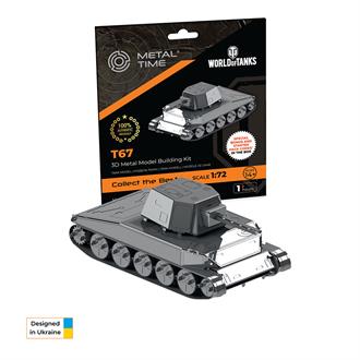 Коллекционная модель-конструктор Metal Time World of Tanks танк T67 (MT066)