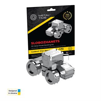 Коллекционная модель-конструктор Metal Time Tractor Slobozhanets Трактор ХТЗ (MT074)