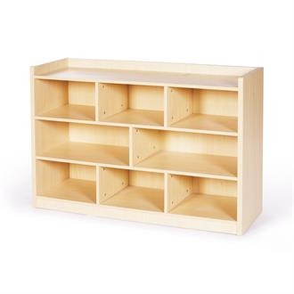 Тумбочка Yucai 120x40x80 для іграшок, дерево, 8 секцій (YCW-G11)