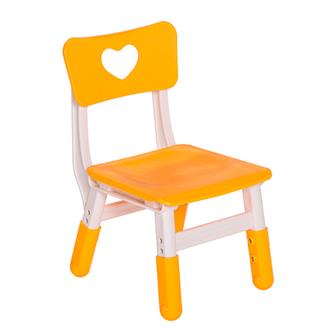 Дитячий стілець Yucai 29,5х30х52 з регулюванням ніжок, помаранчевий (YCX-035-Orange)