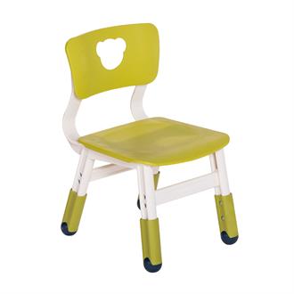 Дитячий стілець Yucai 30х30х51 з регулюванням ніжок, салатовий (YCX-036-Peak-green)