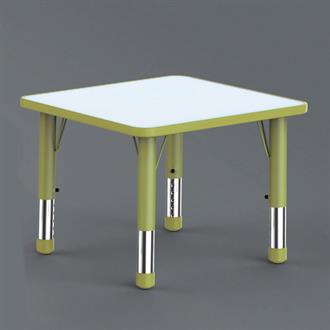 Дитячий стіл Yucai 60x60 з регулюванням висоти 40-60, салатовий (YCY-071-Peak-green)