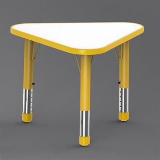Дитячий стіл Yucai 67x60 з регулюванням висоти 40-60, жовтий (YCY-072-Yellow)