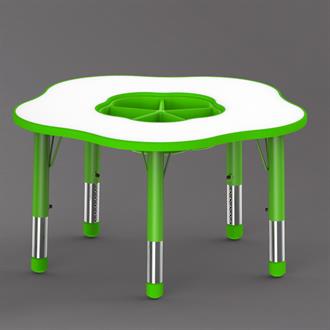 Дитячий стіл Yucai D89 з регулюванням висоти 40-60, зелений (YCY-073-Green)