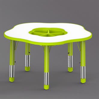Дитячий стіл Yucai D89 з регулюванням висоти 40-60, салатовий (YCY-073-Peak-green)