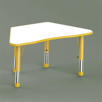 Дитячий стіл Yucai 95х53 з регулюванням висоти 40-60, жовтий (YCY-091-Yellow)