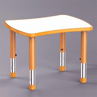 Дитячий стіл Yucai 67х55 з регулюванням висоти 40-60, помаранчевий (YCY-098-Orange)