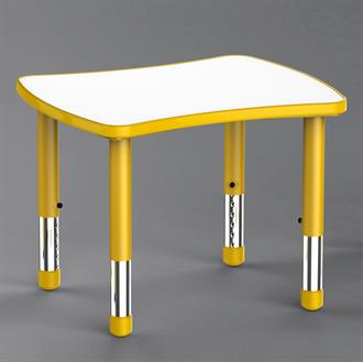 Дитячий стіл Yucai 67х55 з регулюванням висоти 40-60, жовтий (YCY-098-Yellow)