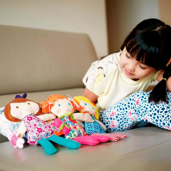 Набір для шиття іграшки 4M Лялька з кроликом (00-02765) - зображення 3