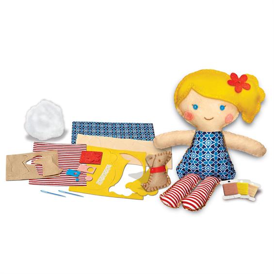 Набір для шиття іграшки 4M Лялька з цуценям (00-02767) - зображення 2