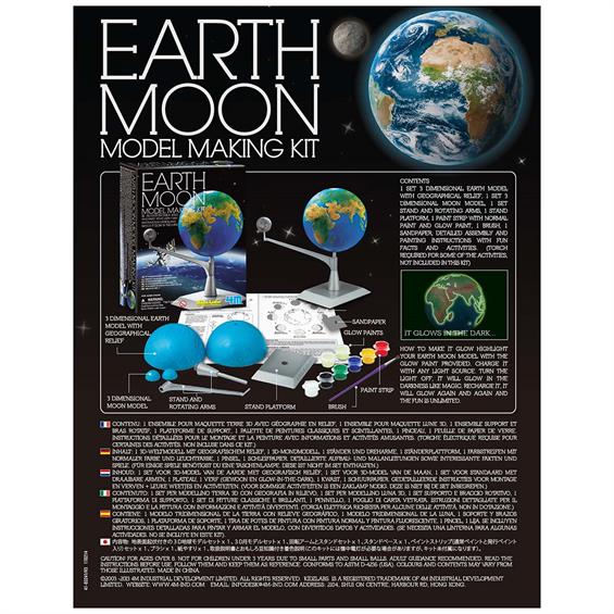 Модель Земля-Місяць своїми руками 4M (00-03241) - зображення 6