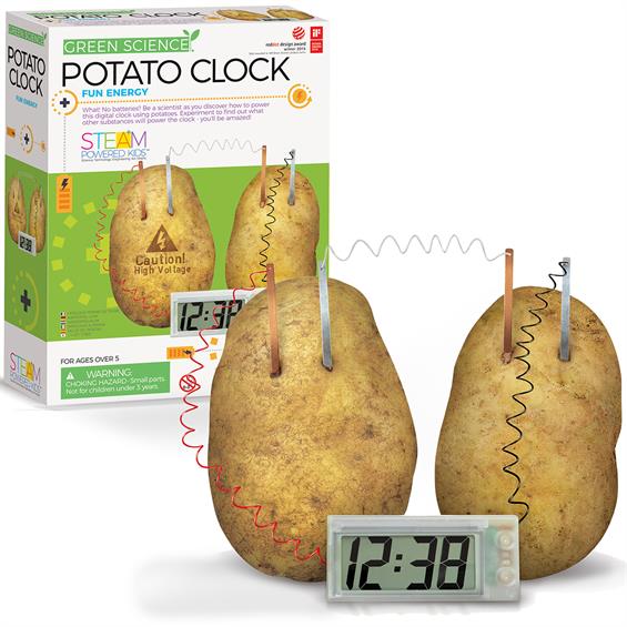Набір для дослідів 4M Картопляний годинник (00-03275) - зображення 8