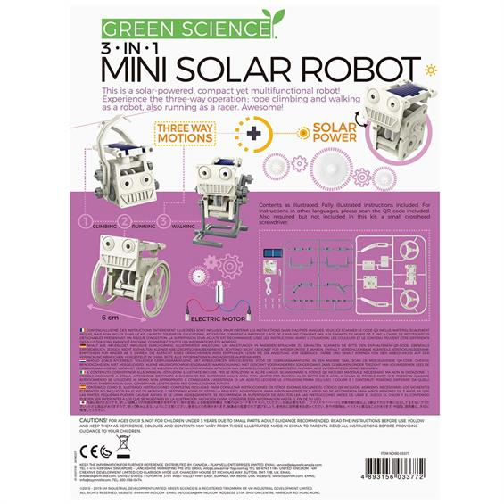 Робот на сонячній батареї 3-в-1 своїми руками 4M (00-03377) - зображення 6