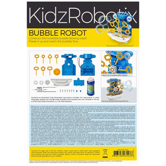 Робот-мильні бульбашки своїми руками 4M (00-03423) - зображення 6