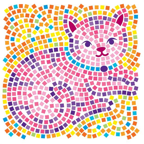 Набір для стікерної мозаїки 4M (3 в асорт. метелик/дельфін/кошеня) (00-04526) - зображення 10