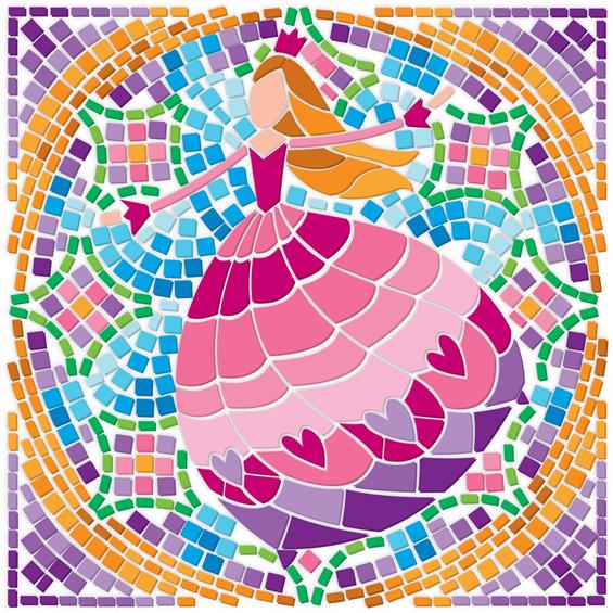 Набір для стікерної мозаїки 4M (3 в асорт. фея/русалка/принцеса) (00-04565) - зображення 10