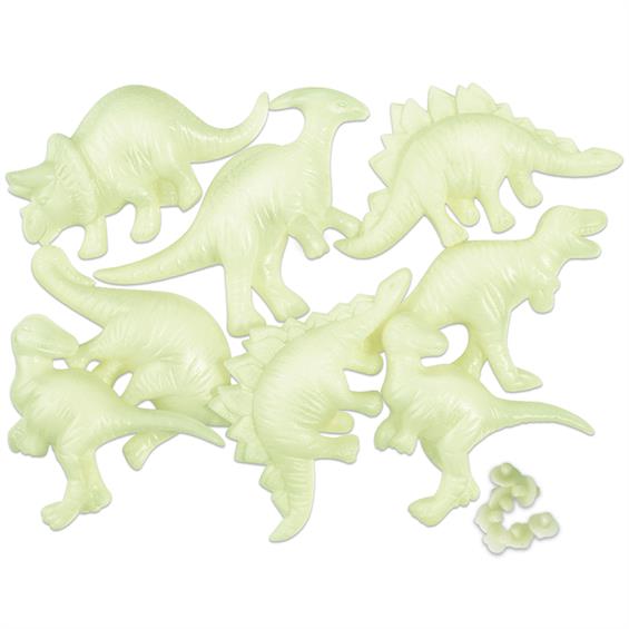 Набір сяючих 3D-наклейок 4M Динозаври (00-05426) - зображення 4