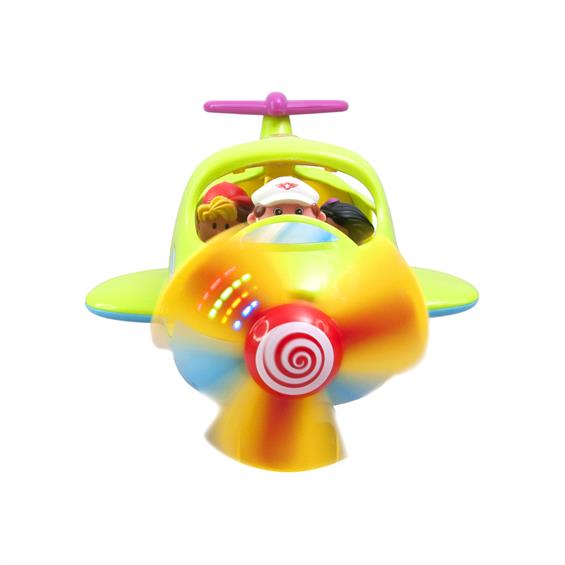 Інтерактивна іграшка-каталка Kiddieland Літак-мандрівник російською (056895) - зображення 7