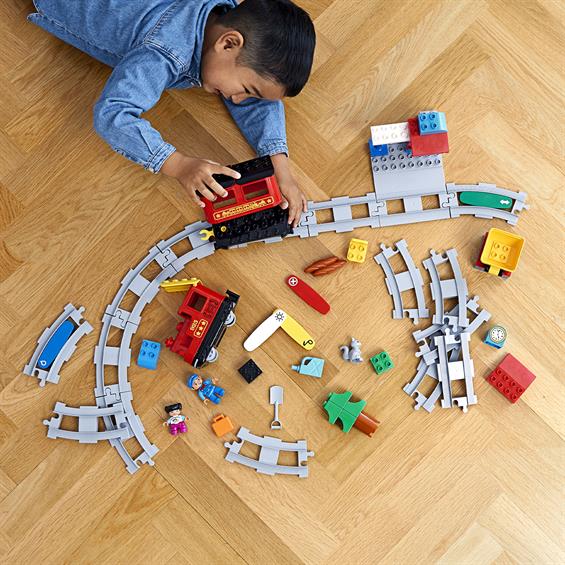 Конструктор LEGO® DUPLO® Town Потяг на паровій тязі 59 деталей (10874) - зображення 2
