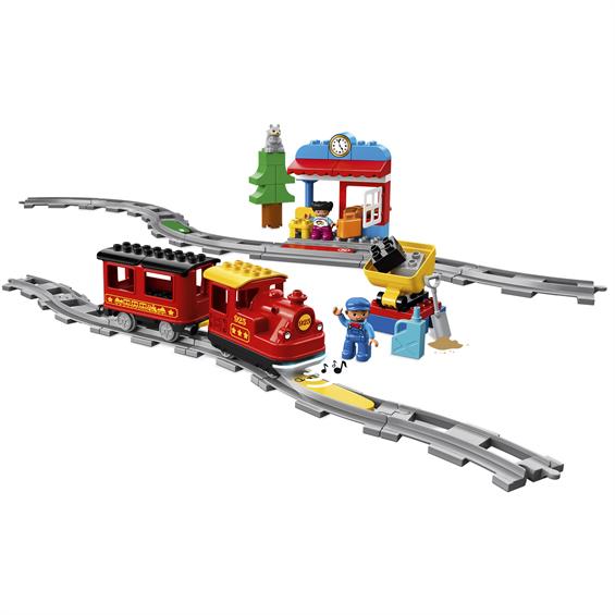 Конструктор LEGO® DUPLO® Town Потяг на паровій тязі 59 деталей (10874) - зображення 3