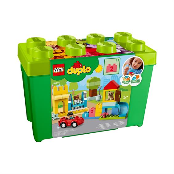 Конструктор LEGO® DUPLO® Classic Коробка з кубиками Deluxe 85 деталей (10914) - зображення 4