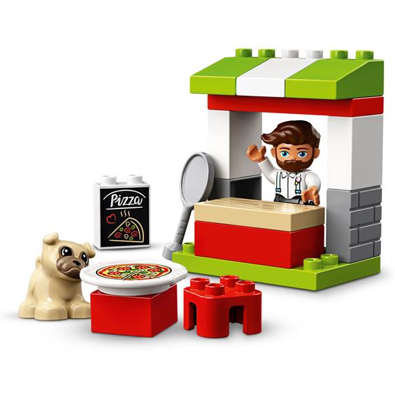 Конструктор LEGO® DUPLO® Town Ятка з піцою 18 деталей (10927) - зображення 1