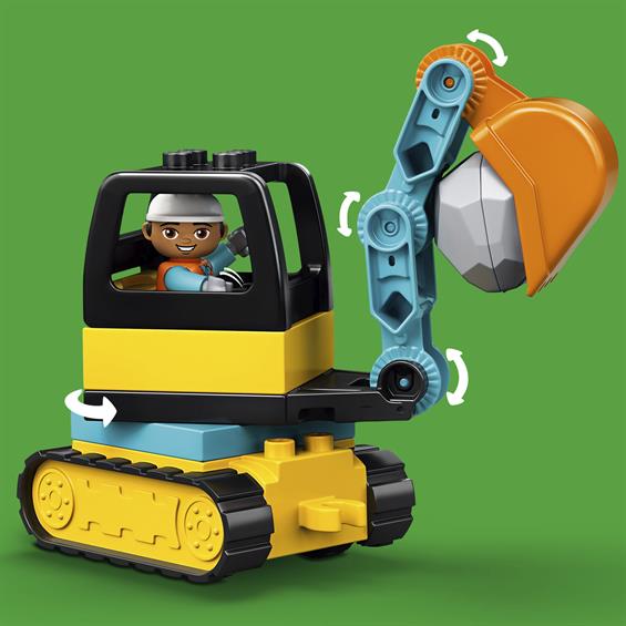 Конструктор LEGO® DUPLO® Вантажівка та гусеничний екскаватор 20 деталей (10931) - зображення 10
