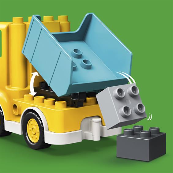Конструктор LEGO® DUPLO® Вантажівка та гусеничний екскаватор 20 деталей (10931) - зображення 11