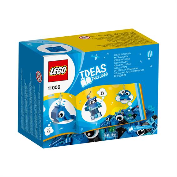 Конструктор LEGO® Classic Сині кубики для творчості 52 деталі (11006) - зображення 3