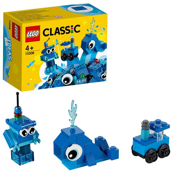 Конструктор LEGO® Classic Сині кубики для творчості 52 деталі (11006) - зображення 4