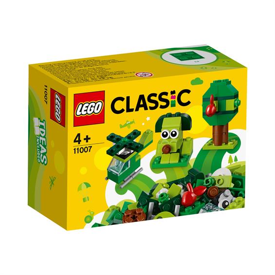 Конструктор LEGO® Classic Зелені кубики для творчості 60 деталей (11007) - зображення 1